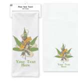 SF Mercantile Cannabis Bear Custom Flour Sack Towel