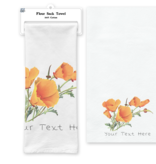 SF Mercantile Vintage Poppies Custom Flour Sack Towel