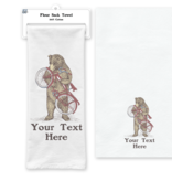 SF Mercantile Bike Bear Custom Flour Sack Towel