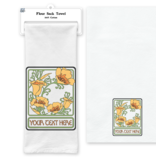 SF Mercantile Nouveau Poppies Custom Flour Sack Towel