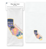 SF Mercantile Retro Sunset Custom Flour Sack Towel