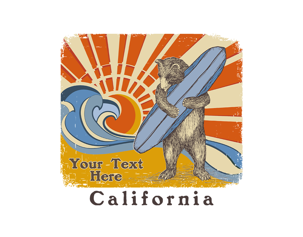 SF Mercantile Sun & Surf Custom Flour Sack Towel