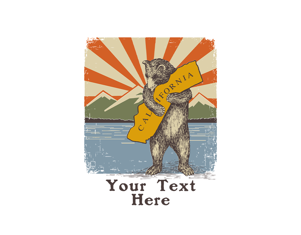 SF Mercantile Mountain Bear Custom Flour Sack Towel