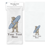 SF Mercantile Surf Bear Custom Flour Sack Towel