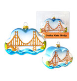 SF Mercantile Golden Gate Bridge Glass Mold Ornament