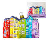 SF Mercantile 50% Off was $18.95 - Rainbow Victorians Blown-Glass Ornament