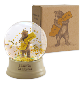 Mini CA Bear Hug Water Globe