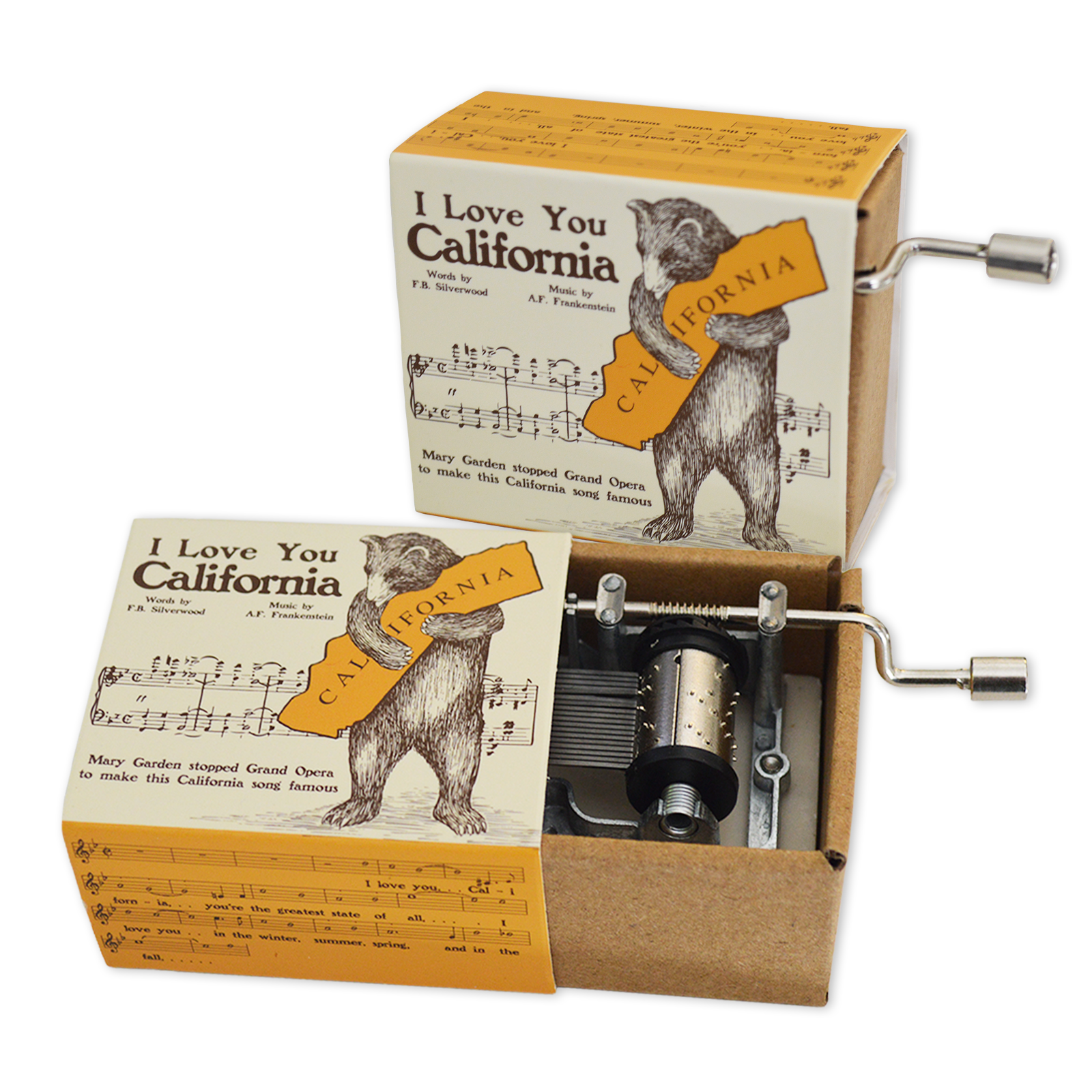 Music Box/Hurdy Gurdy "I Love You California"