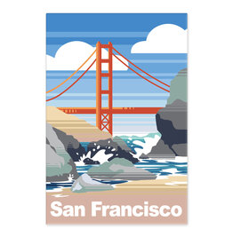 Golden Gate Bridge Horizons Magnet, 2x3