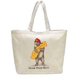 CA Firefighter Bear Beach Bag