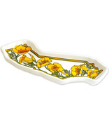 SF Mercantile CA State w/ Poppies Trinket Tray