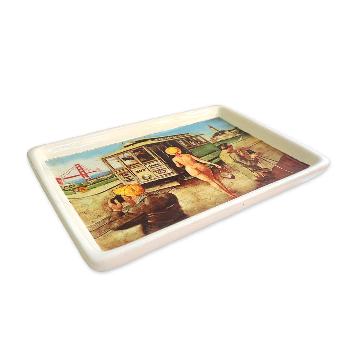 SF Mercantile Double Exposure Trinket Tray