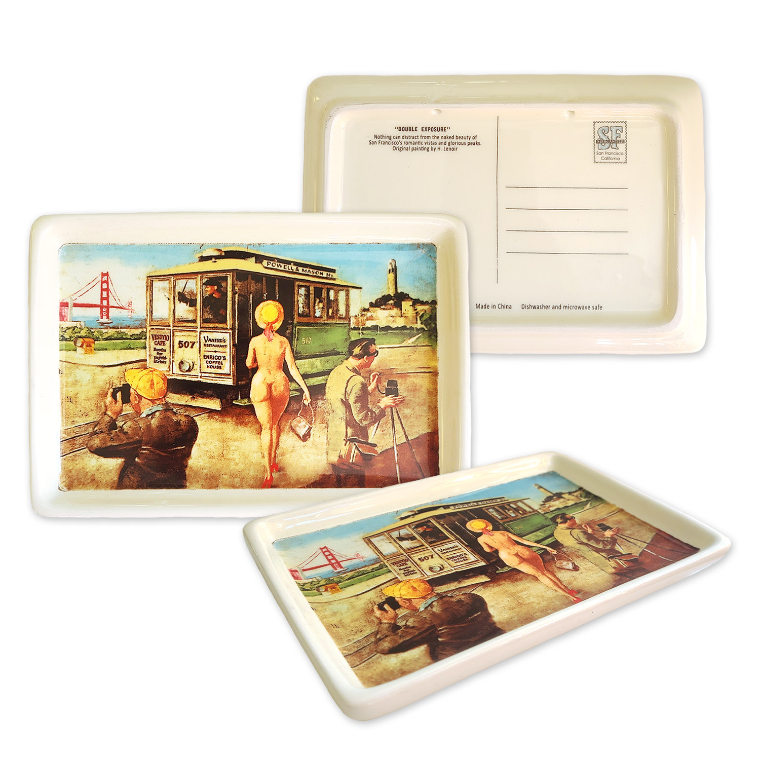 SF Mercantile Double Exposure Trinket Tray