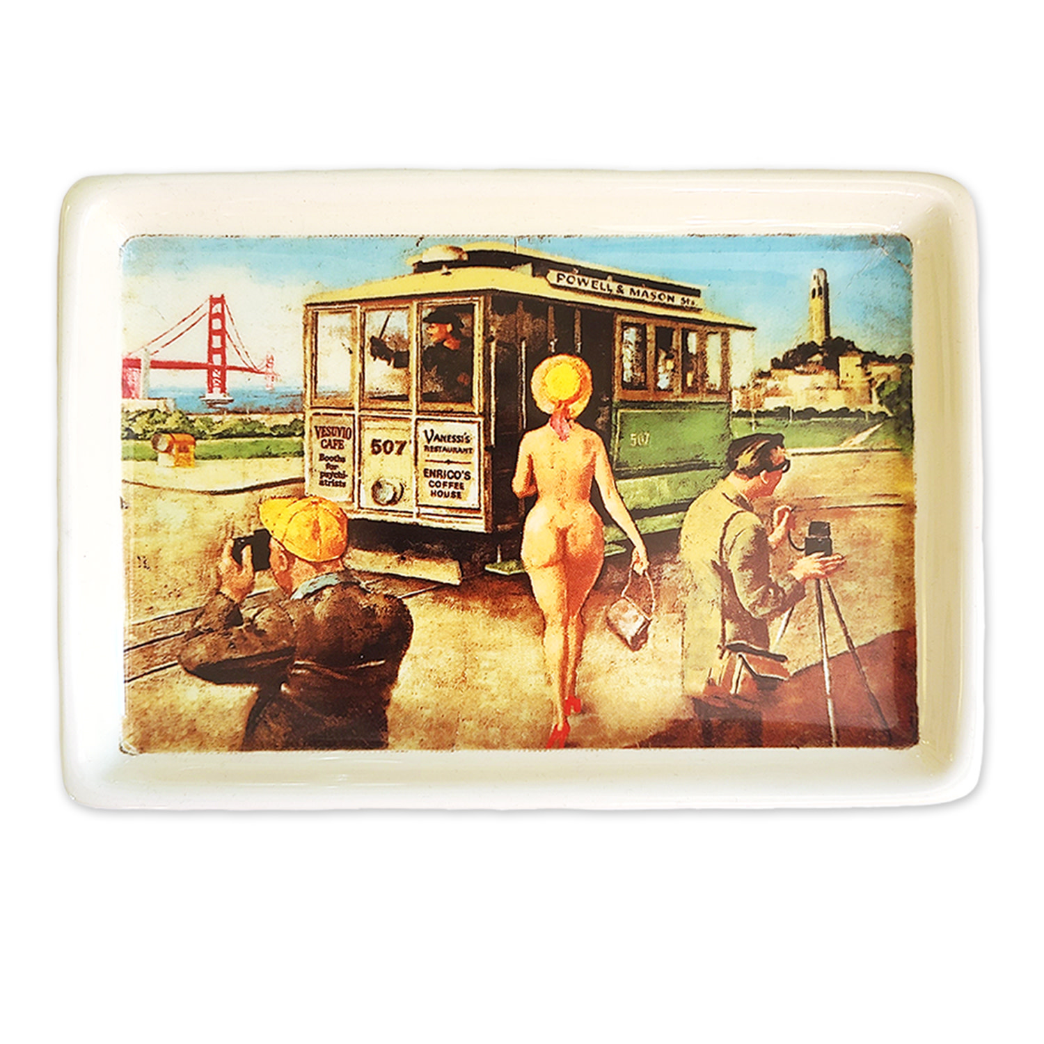 SF Mercantile Double Exposure Trinket Tray