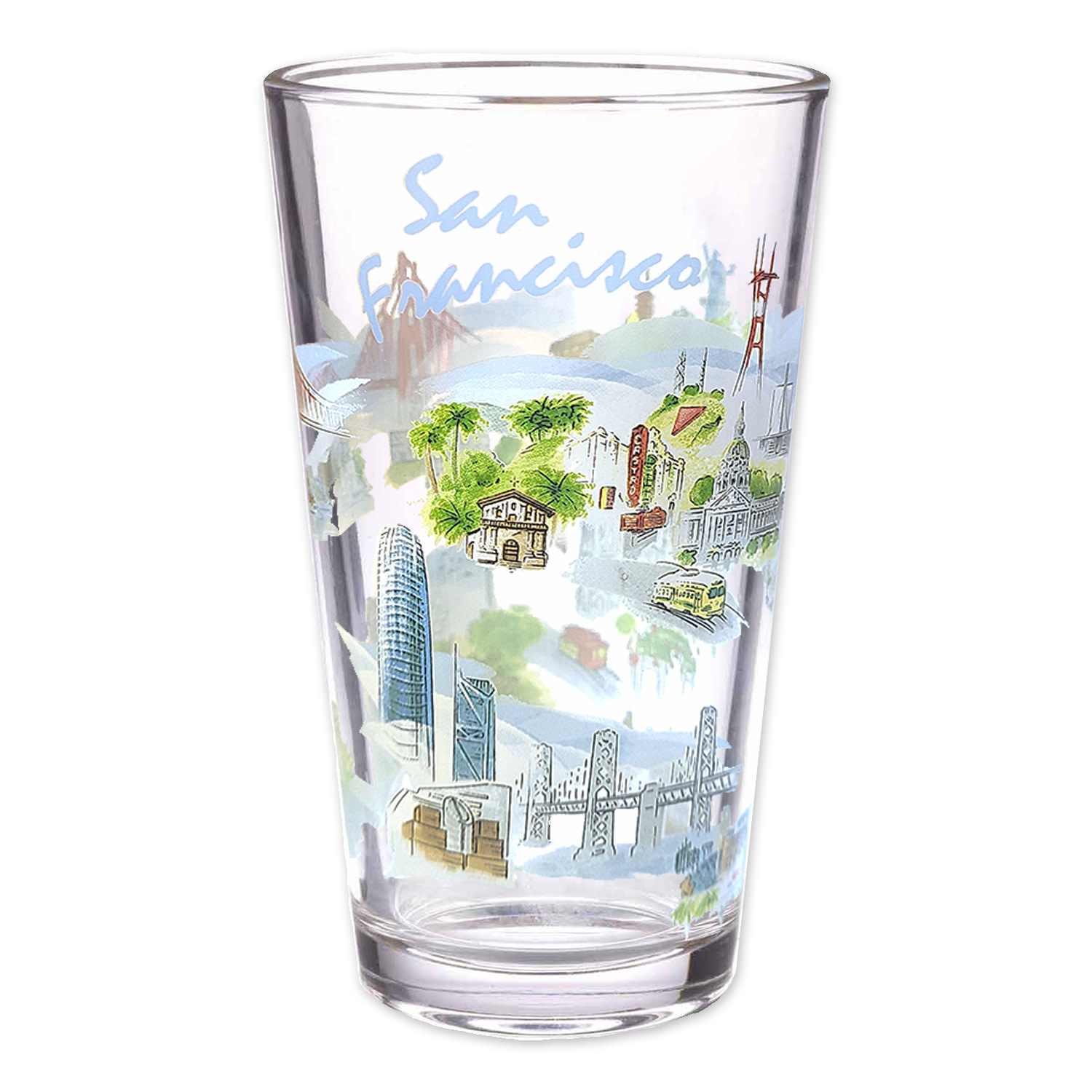 SF Mercantile City by the Bay Pint Glass
