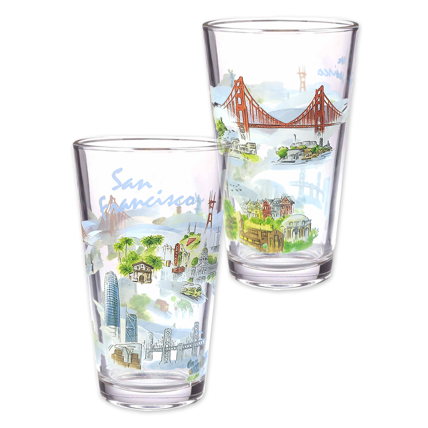 SF Mercantile City by the Bay Pint Glass