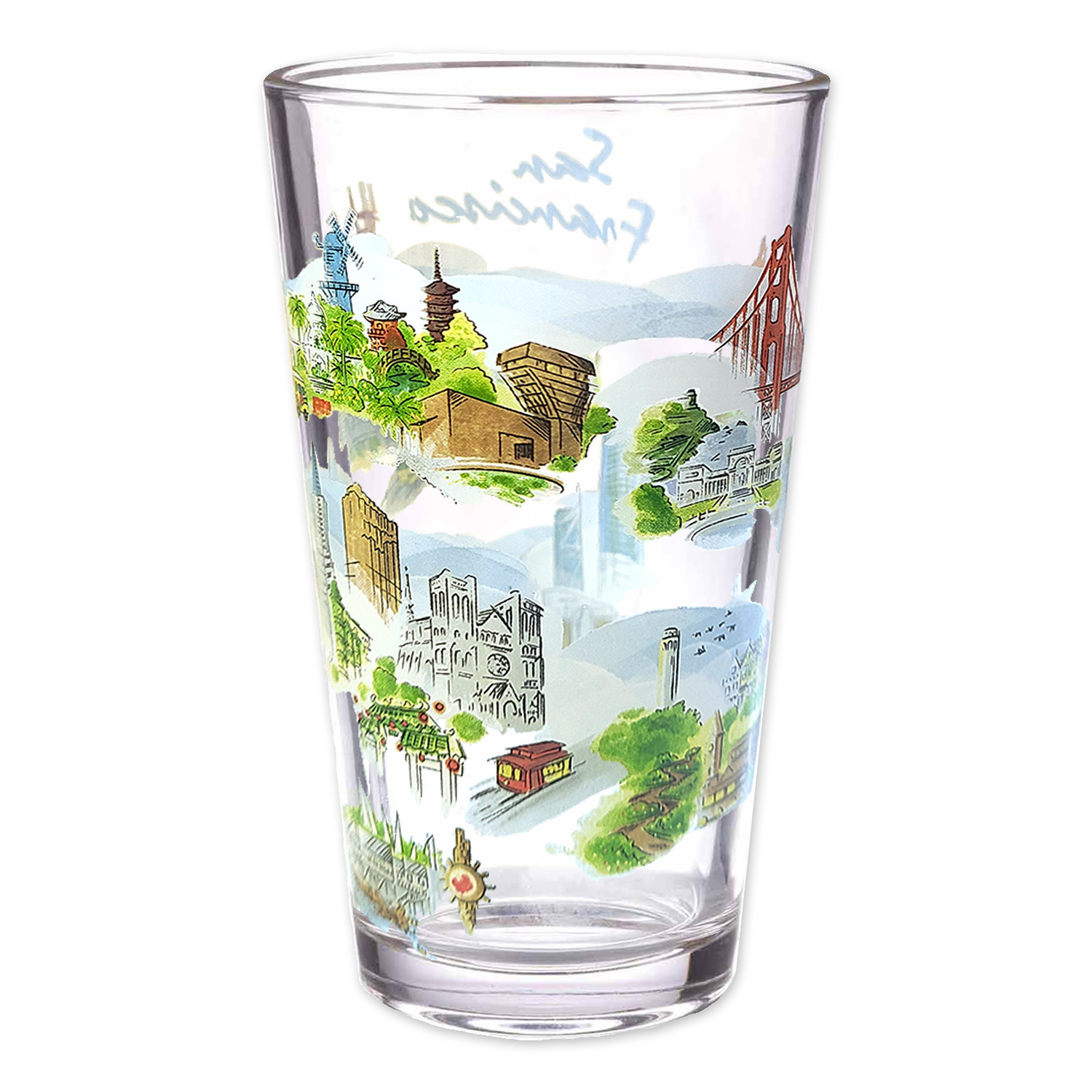 SF Mercantile City by the Bay Pint Glass