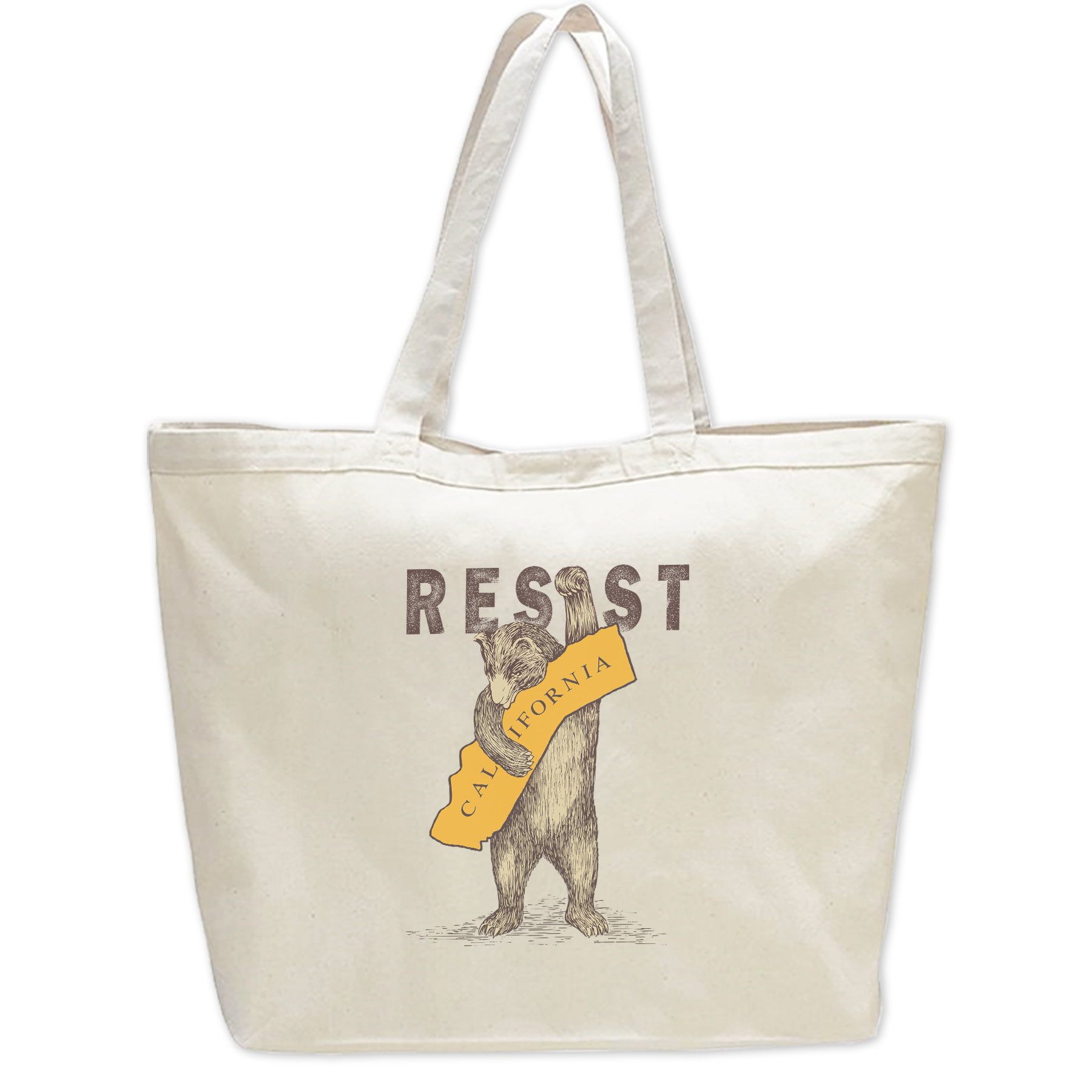 SF Mercantile RESIST CA Bear Beach Bag