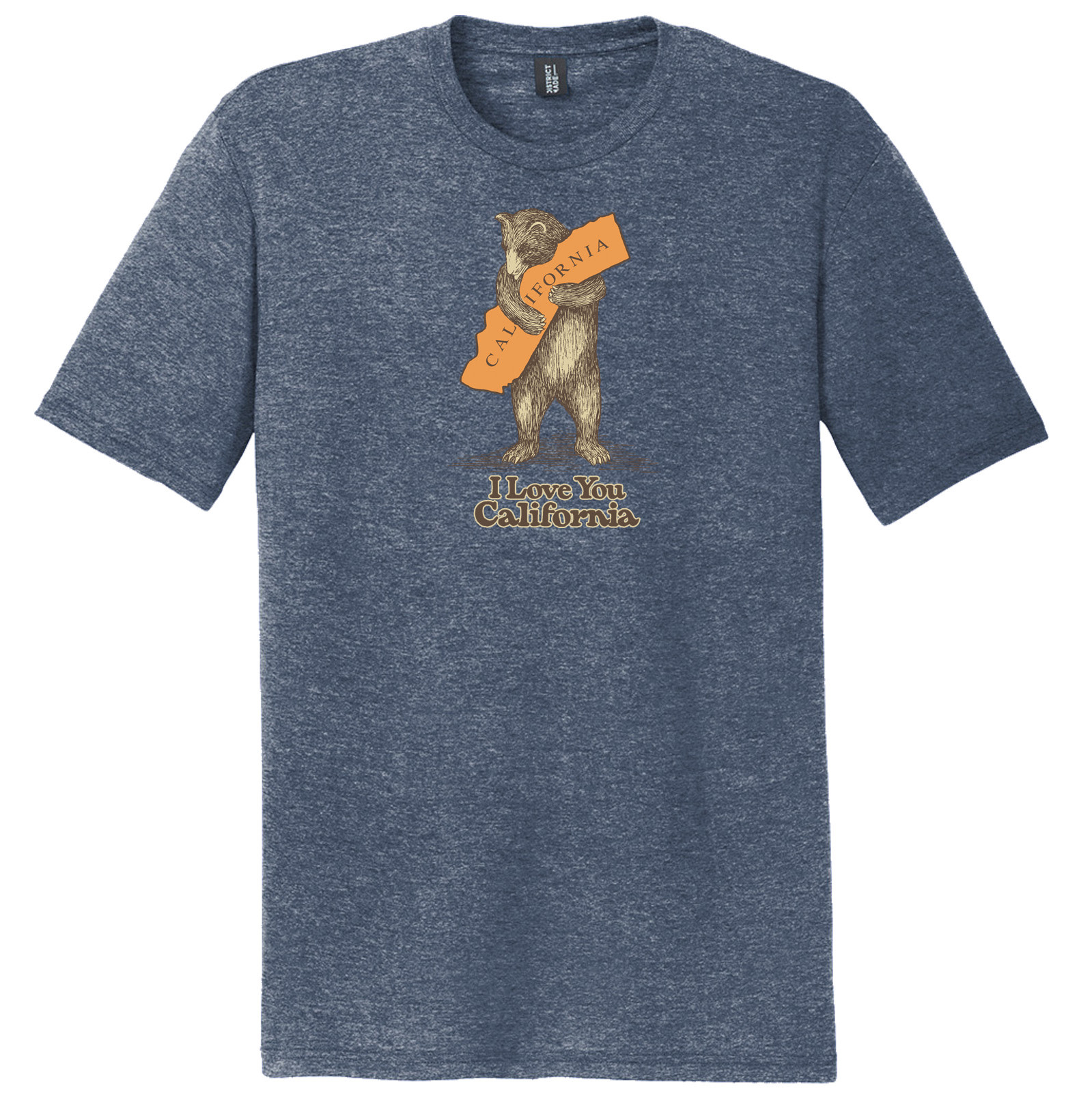 CA Bear Hug Unisex Tee, Navy Frost