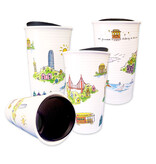 Halfway to the Stars Double Wall Ceramic Travel Mug