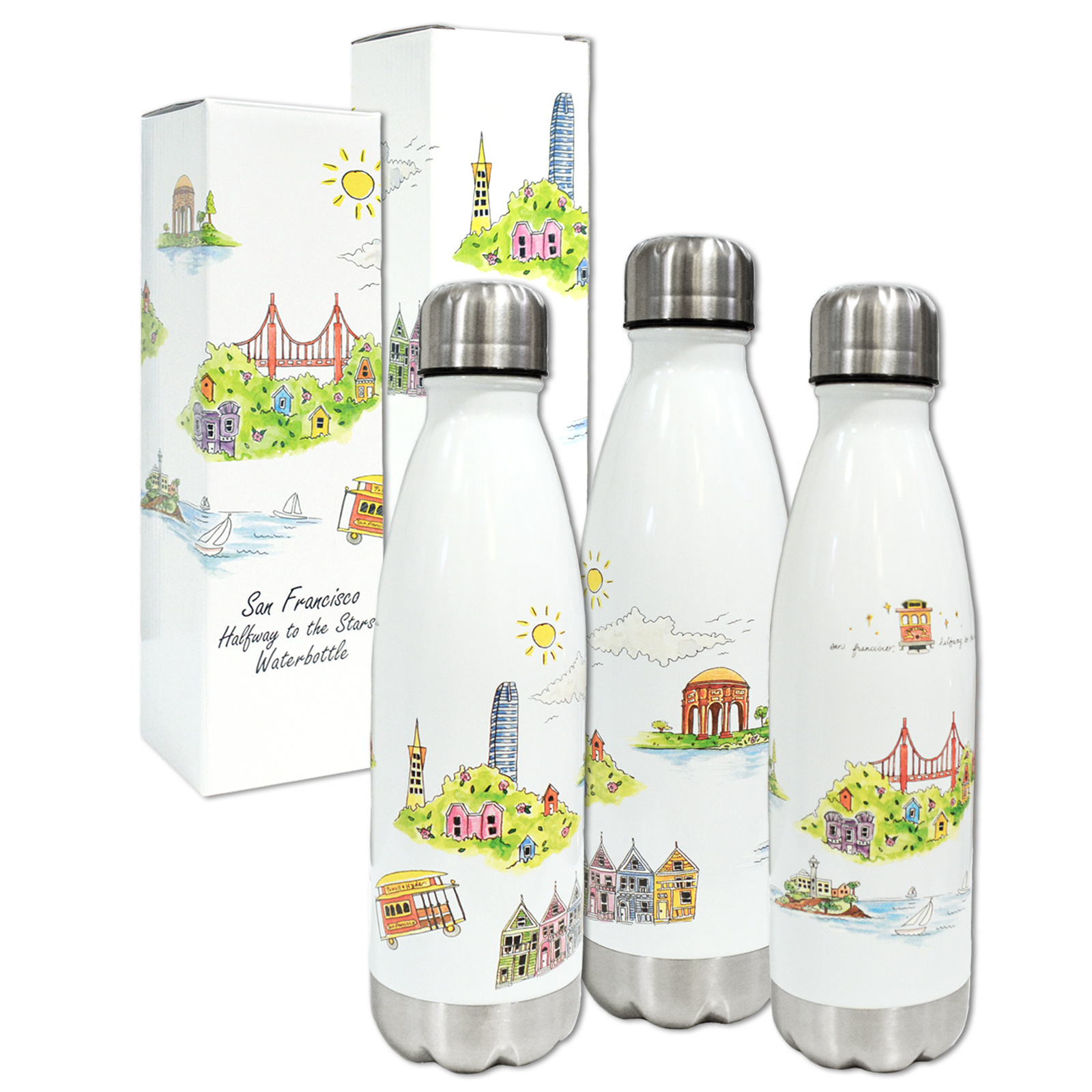 SF Mercantile Halfway to the Stars Stainless Steel Water Bottle