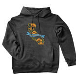 SF Mercantile CA State with Poppies Unisex (Men's) Pull Over Hoodie