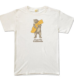 CA Bear Hug Unisex Tee, Natural Cream