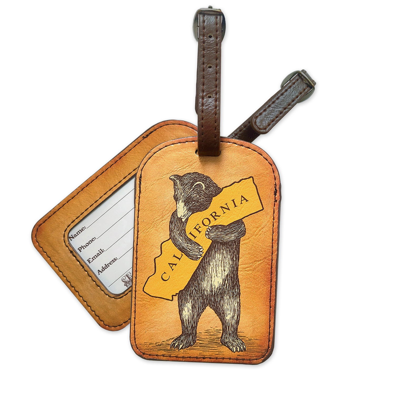 CA Bear Hug Luggage Tag