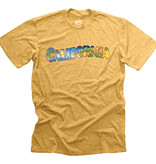Retro California Adult Unisex/Men's Tee Tri-Gold XL