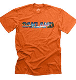 Retro Oakland Adult Unisex Tee Copper 2XL