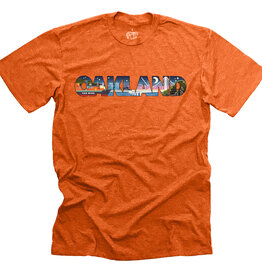 Retro Oakland Adult Unisex Tee Copper S