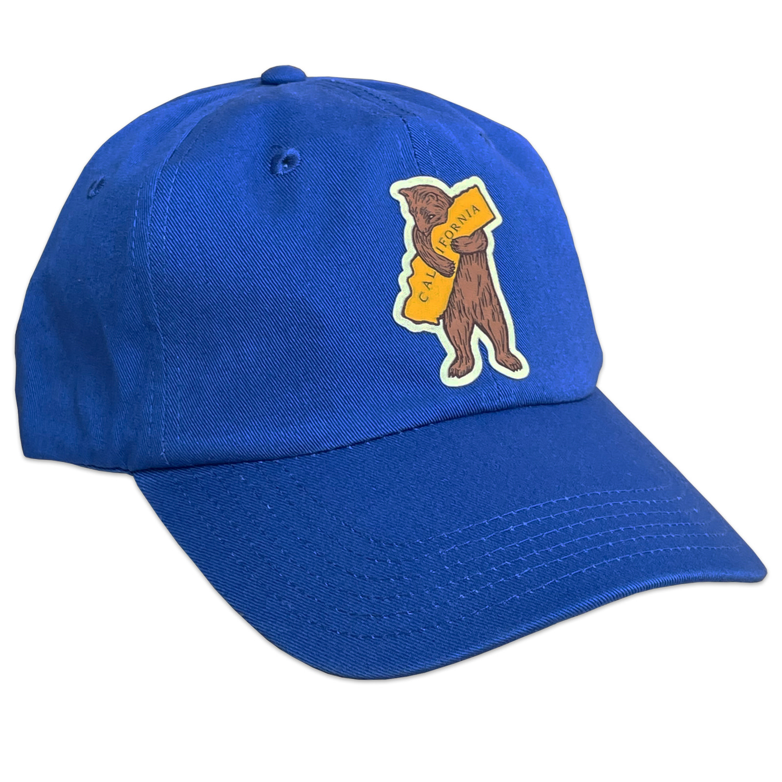 California Bear Hug Twill Cap Royal Blue