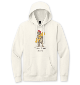 SF Mercantile CA Firefighter Bear Custom Unisex Pullover Hoodie