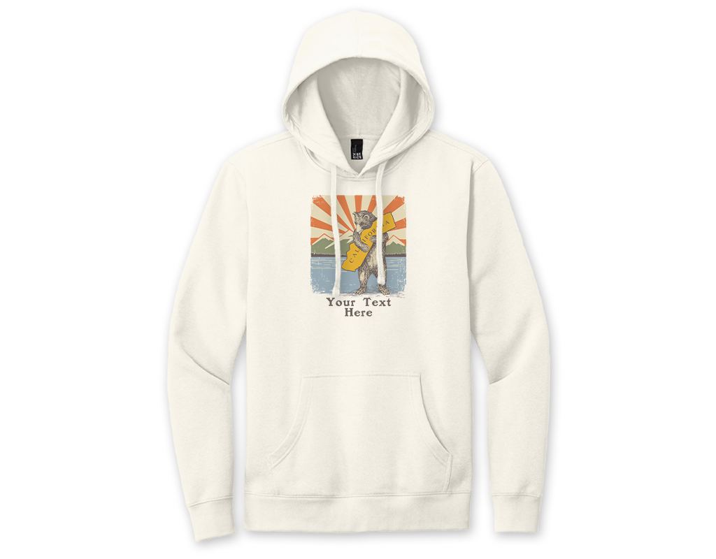 SF Mercantile Mountain Bear Custom Unisex Pullover Hoodie