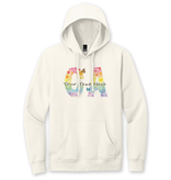 SF Mercantile Rainbow Floral CA Custom Unisex Pullover Hoodie