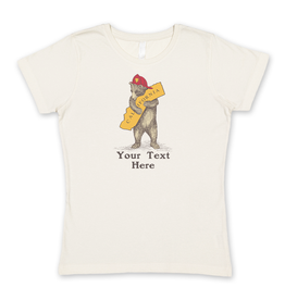 SF Mercantile CA Firefighter Bear Custom Women's Tee
