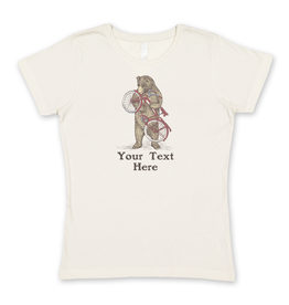 SF Mercantile Bike Bear Custom Women's Tee
