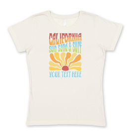 SF Mercantile CA Sun & Surf Custom Women's Tee