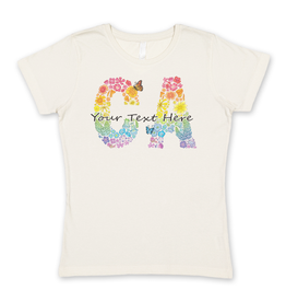 SF Mercantile Rainbow Floral CA Custom Women's Tee