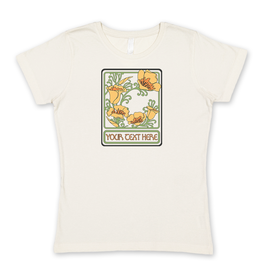 SF Mercantile Nouveau Poppies Custom Women's Tee