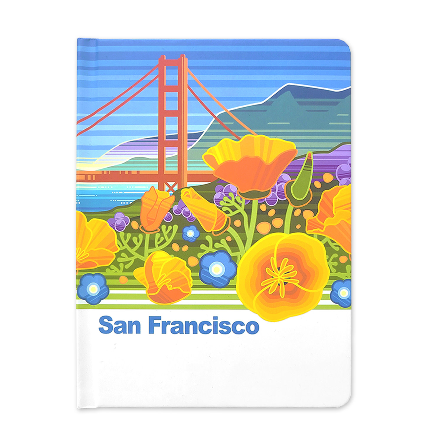 SF Mercantile GG Bridge Horizons Lined Journal