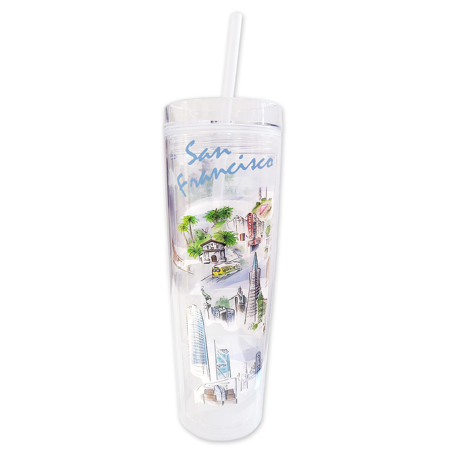 SF Mercantile City by the Bay Straw Tumbler