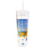 SF Mercantile California Horizons Stay Golden Straw Tumbler