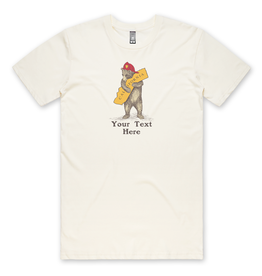 SF Mercantile CA Firefighter Bear Custom Unisex Tee
