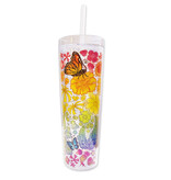 SF Mercantile California Floral Field Straw Tumbler