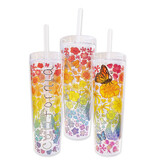 SF Mercantile California Floral Field Straw Tumbler
