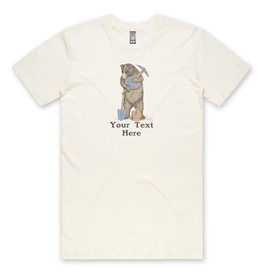 SF Mercantile Miner Bear Custom Unisex Tee