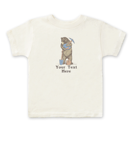 SF Mercantile Miner Bear Custom Kids Tee