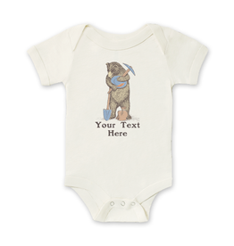 SF Mercantile Miner Bear Custom Onesie
