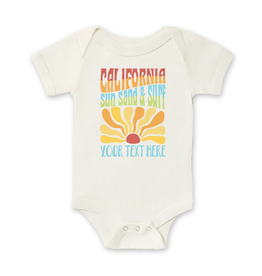 SF Mercantile CA Sun & Surf Custom Onesie